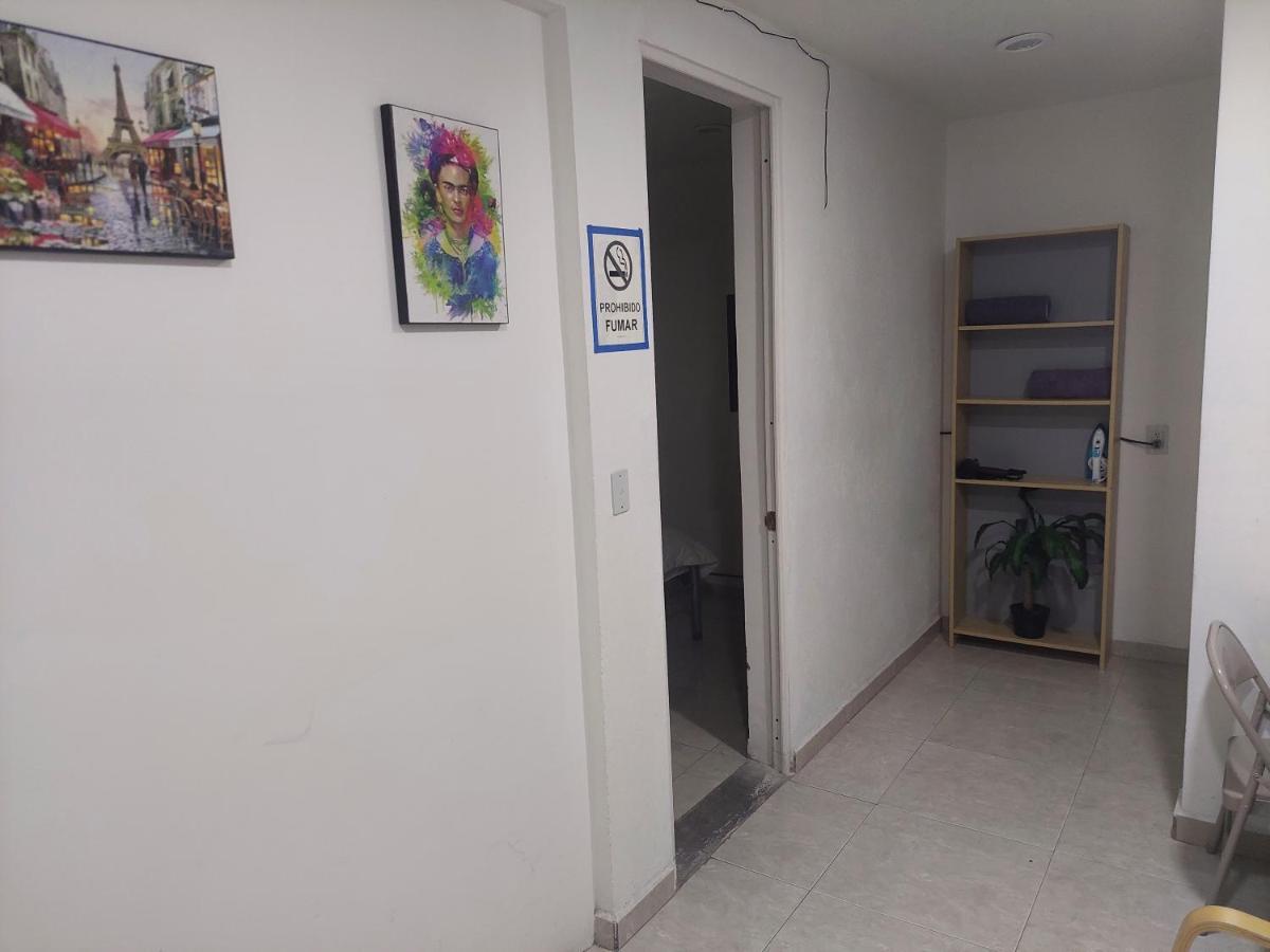 H5 - Habitacion Privada A 200 Mt Del Aepto Int. T1 Cdmx Kota Meksiko Bagian luar foto